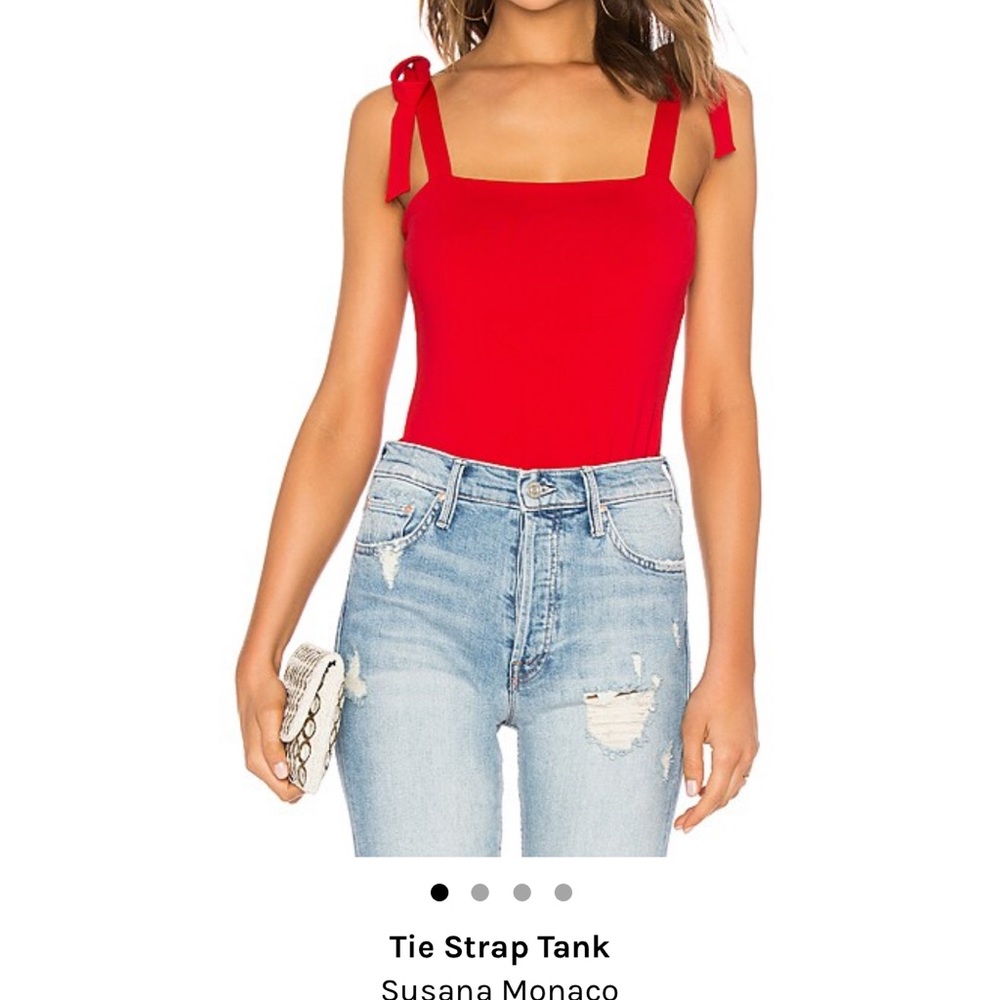 Susana Monaco tie strap top